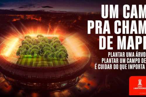 MAPFRE plantará três árvores para cada gol na CONMEBOL Libertadores
